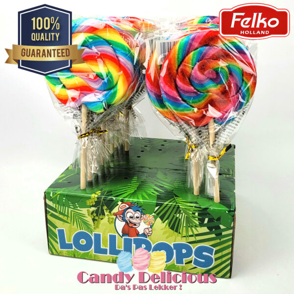 LP2015 Spiral Pop Rainbow Normal Candy Delicious