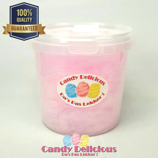 Suikerspin Licht Roze 1 Liter Candy Delicious