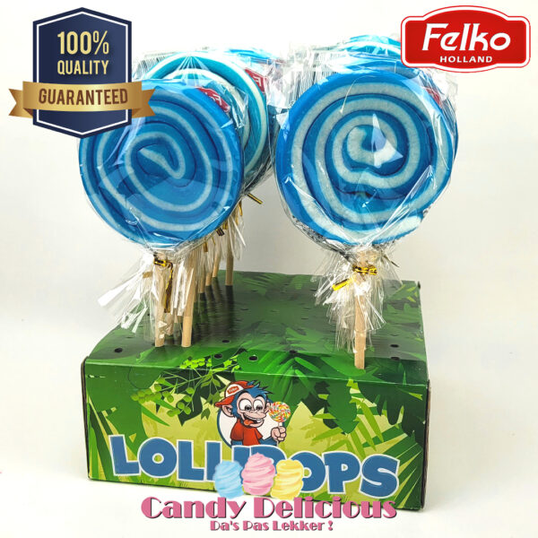LP2193 Spiral Pop Blue Candy Delicious