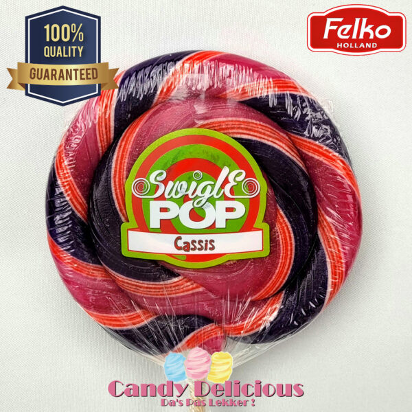SP7004 Swigle Pop Cassis Candy Delicious