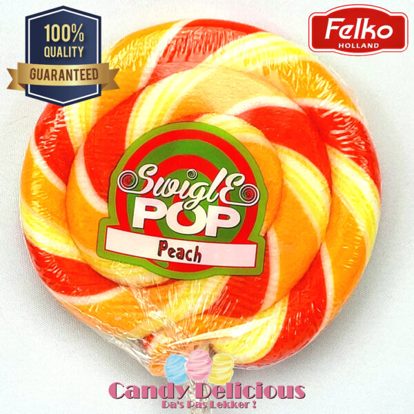 SP7019 Swigle Pop Peach Candy Delicious