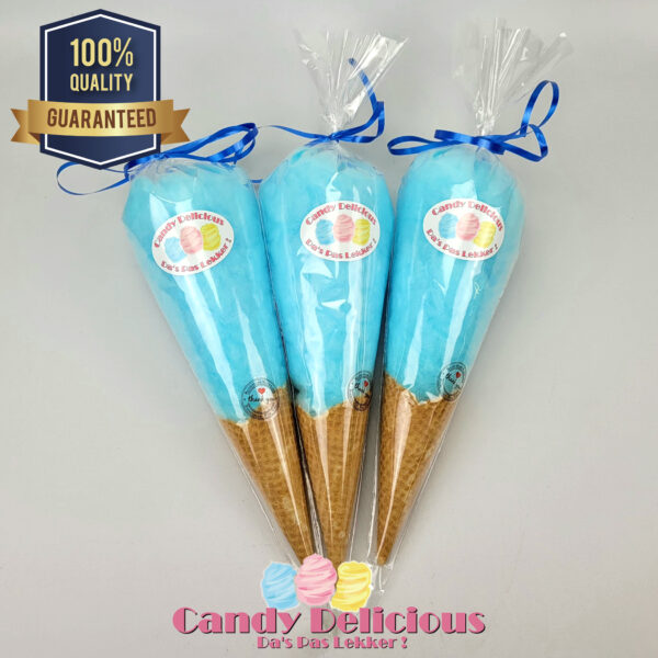 Suikerspin IJsje Blauw Candy Delicious