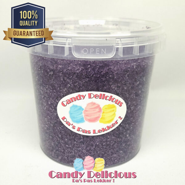 Suikerspin Suiker Paars 850gr Candy Delicious