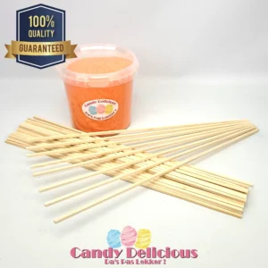 Suikerspin Pakket Oranje Candy Delicious