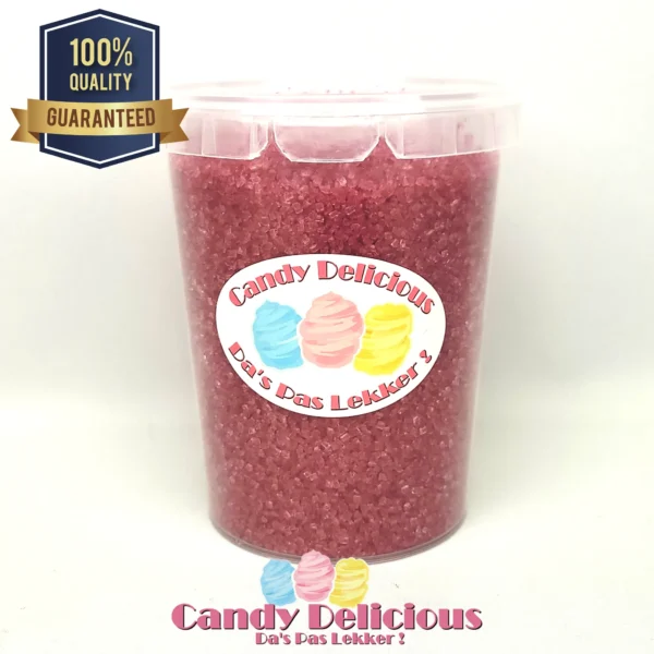 Suikerspin Suiker Donker Roze 400gr Candy Delicious