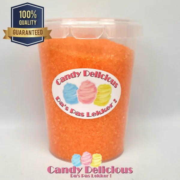 Suikerspin Suiker Oranje 400gr Candy Delicious