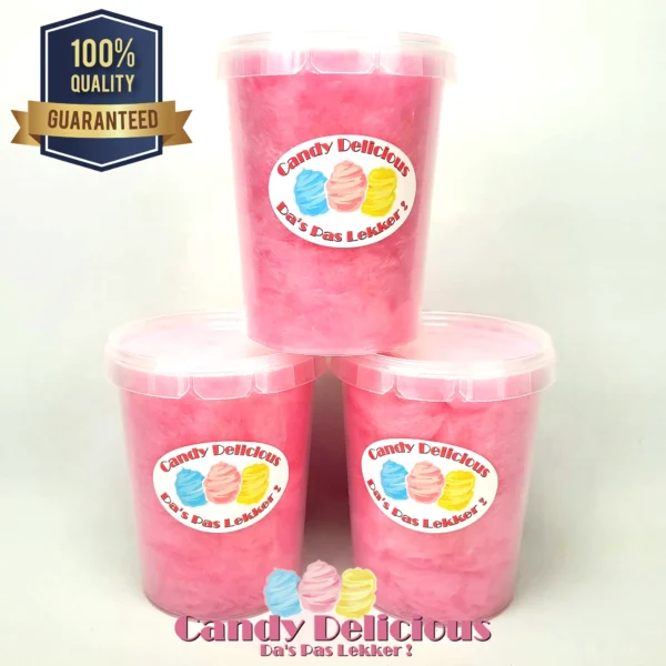 Suikerspin Aardbei 05 Liter Candy Delicious