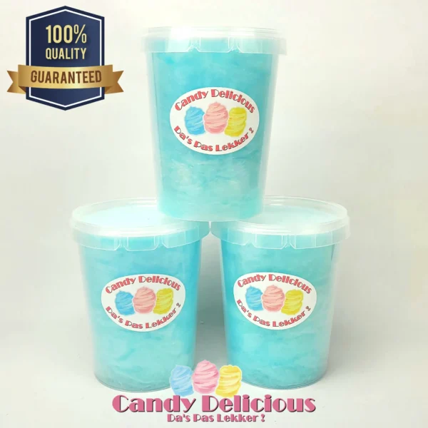 Suikerspin Bosbes 05 Liter Candy Delicious