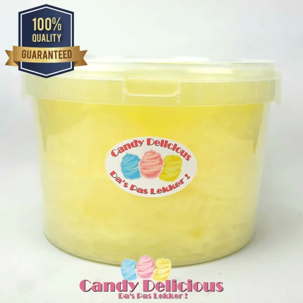 Suikerspin Banaan 3 Liter Candy Delicious