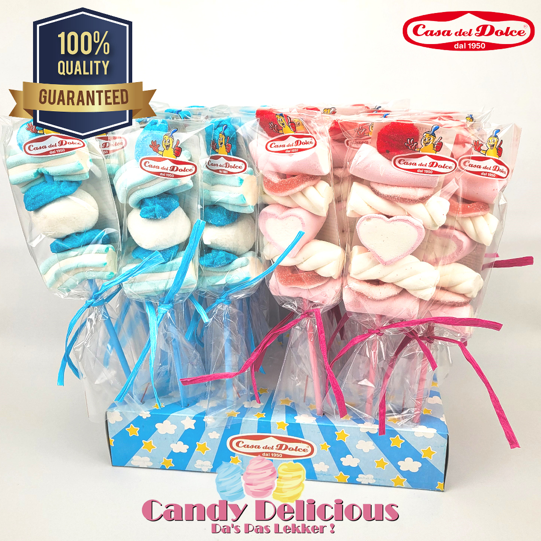 Roze Blauwe Spek Traktatie COT0019 | Kermissnoep Roze Blauwe Spek Traktatie COT0019